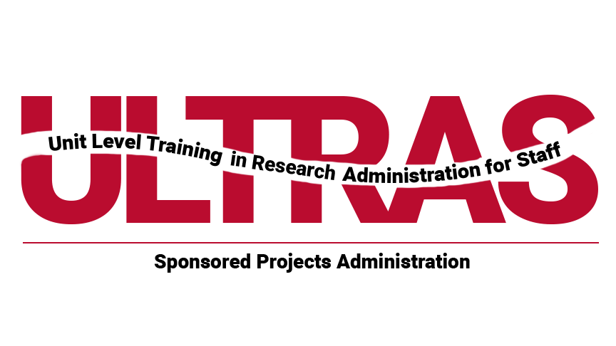 ULTRAS — Unit Level Training in Research Administration for Staff